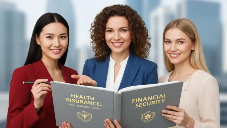 Health insurance 2025 concept with digital policy access, secure coverage options, and financial protection tools