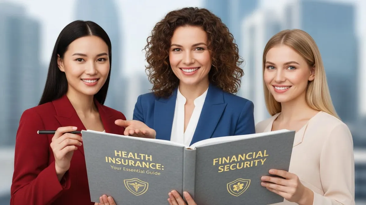 Health insurance 2025 concept with digital policy access, secure coverage options, and financial protection tools