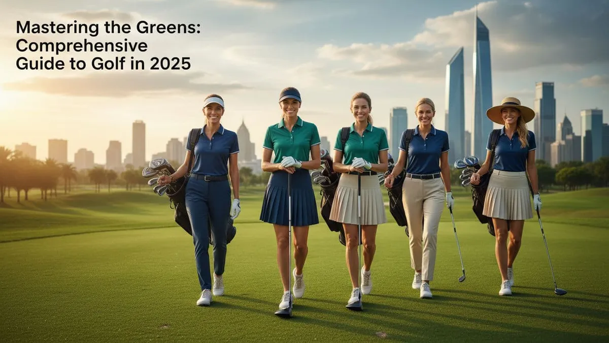 Golfer teeing off on a championship course in 2025 with modern golf gear and scenic fairway backdrop